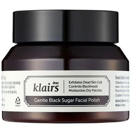 Gentle Black Sugar Facial Polish, 110 ml Klairs Peeling