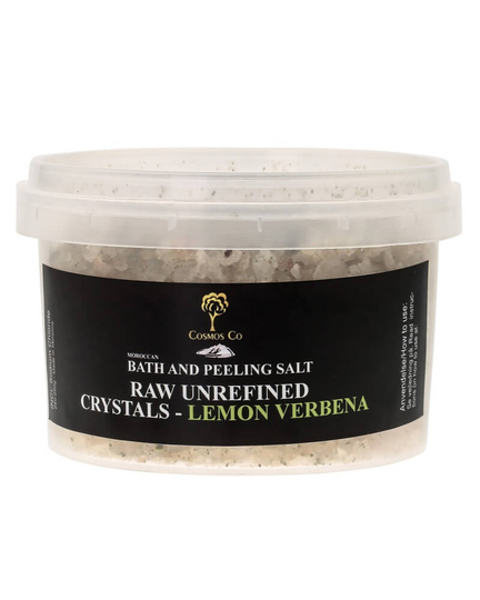 Cosmos Co Bath And Peeling Salt Raw Unrefined Crystals - Lemon Verbena (U)