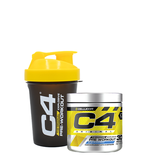 C4, 30 servings + shaker 600 ml