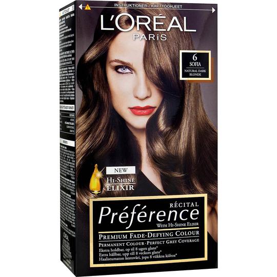 Récital Préférence 6 Sofia Mörkblond, L'Oréal Paris Blondering & bleking