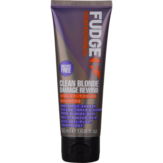 Fudge Clean Blonde Damage Rewind Violet-Toning Shampoo, 50 ml Fudge Lillashampoo