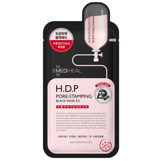 H.D.P Pore-Stamping Black Mask, Mediheal Ansiktsmaske