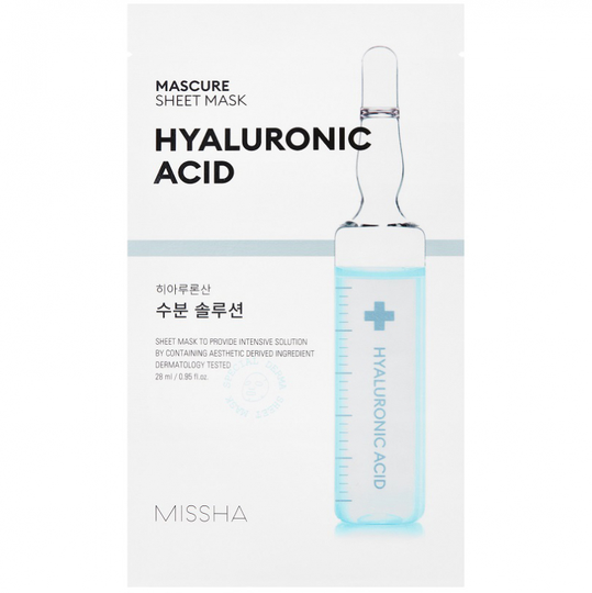 Missha Mascure Hydra Solution Sheet Mask Hyaluronic Acid