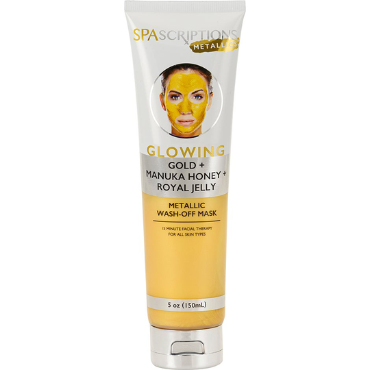 Glowing Metallic Wash-Off Mask, 150 ml Spascriptions Ansiktsmaske