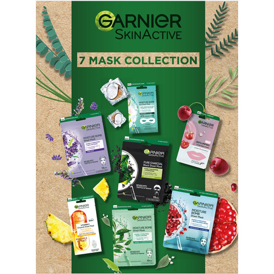 SkinActive Sheet Mask Collection Gift Set, Garnier Ansikt