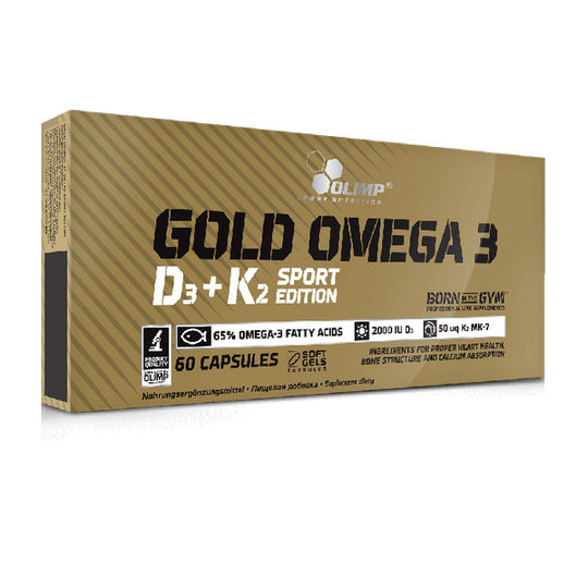 Olimp Gold Omega-3 D3+K2 Sport Edition ® - 60 kapsler