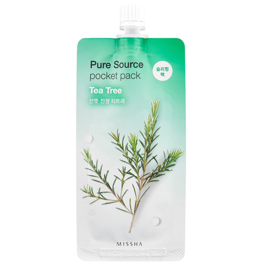 Pure Source Pocket Pack (Tea Tree), MISSHA Ansiktsmaske