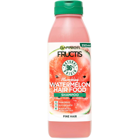 Garnier Fructis Plumping Watermelon Hair Food Shampoo 350 ml