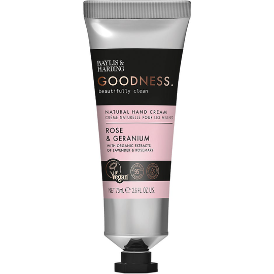 Goodness Rose & Geranium Hand Cream, 75 ml Baylis & Harding Håndkrem