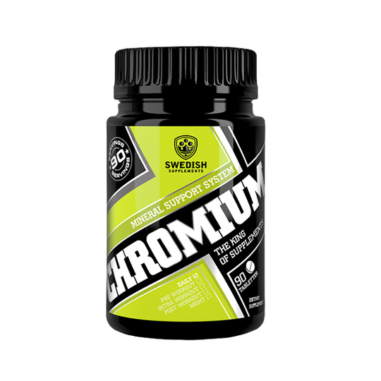 Swedish Supplements Chromium - 90 kapsler - Krom Mineraler
