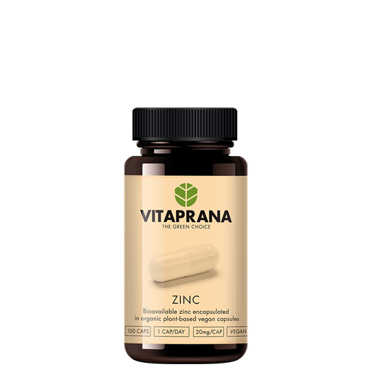 Zinc, 20 mg, 100 kapsler