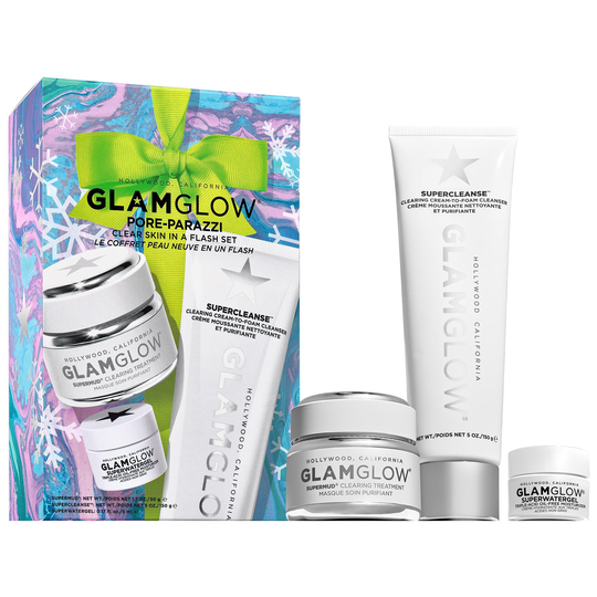 GlamGlow Pore-Parazzi Clear Skin In A Flash Set