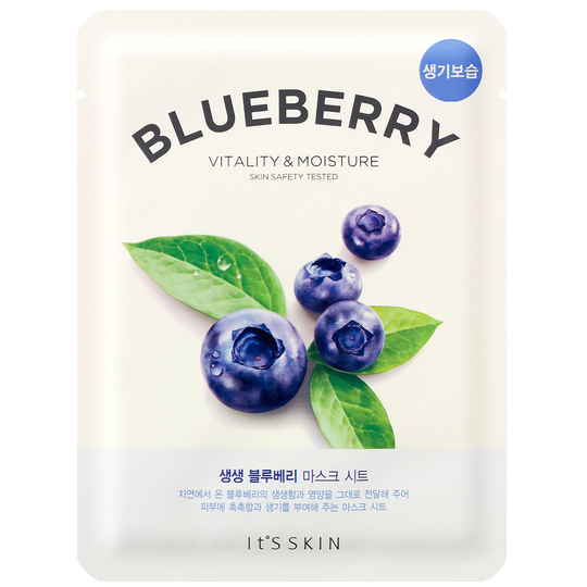 The Fresh Blueberry Sheet Mask, It'S SKIN Ansiktsmaske