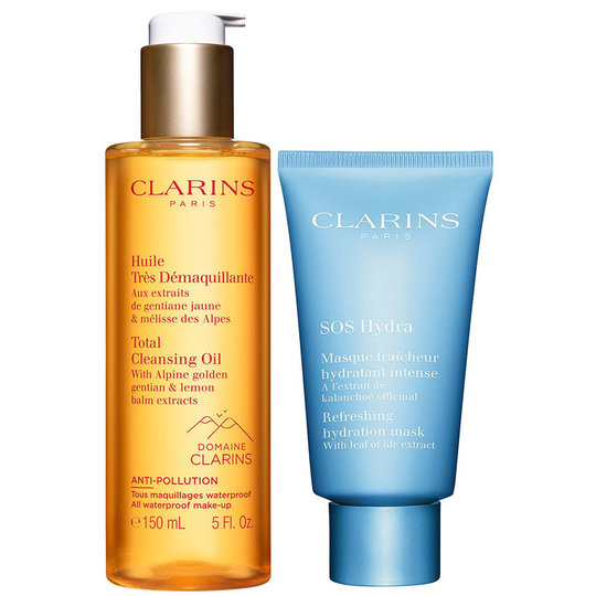 Philippas Hydrating Favorites, Clarins Hudpleie