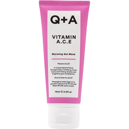 Vitamin A.C.E Warming Gel Mask, 75 ml Q+A Ansiktsmaske