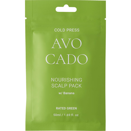 Cold Press Avocado Nourishing Scalp Pack w/ Banana, 50 ml Rated Green Pleiende hårprodukter