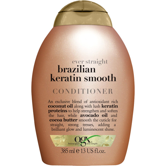 Ogx Even Straight Brazilian Keratin Smooth Conditioner, 385 ml OGX Balsam