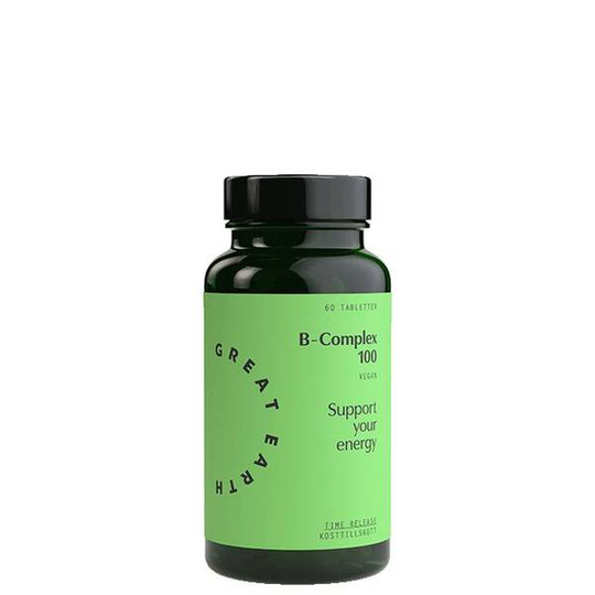 Great Earth B-Complex 100, 60 tabletter - B-vitaminer
