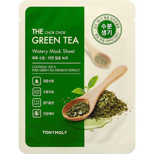 The Chok Chok Green Tea Watery Mask Sheet, 20 g Tonymoly Sett / Esker