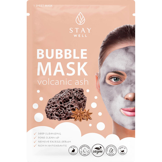 Deep Cleansing Bubble Mask Volcanic, Stay Well Ansiktsmaske