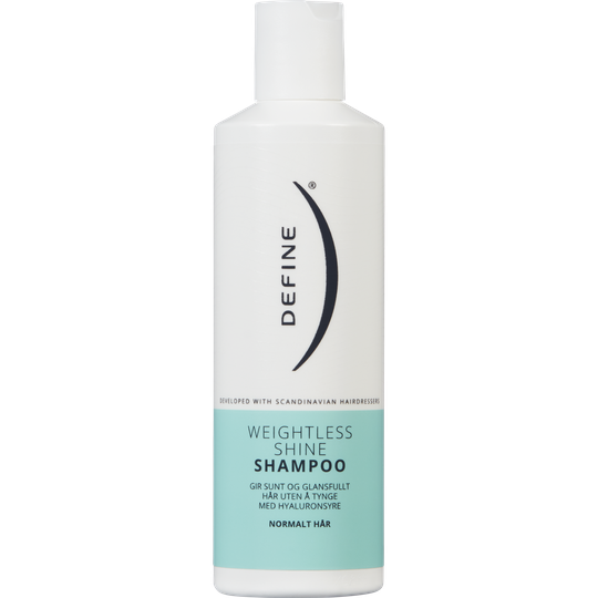 Define Weightless Shine shampoo