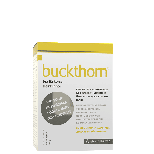 Buckthorn (Tindvedekstrakt), 60 kapsler