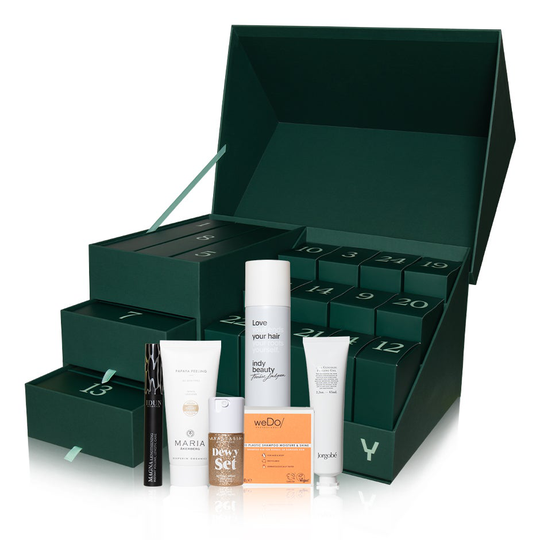 Green Beauty Calendar, Youty Makeup Set