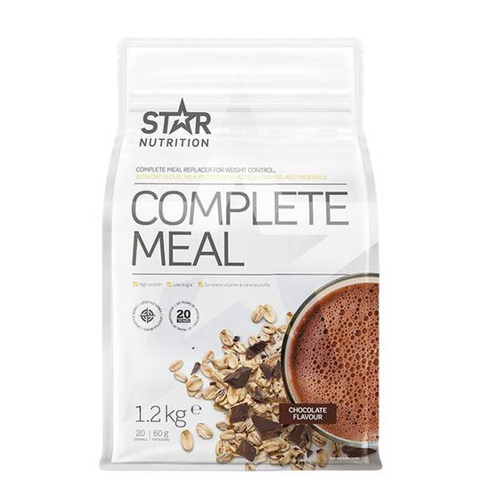 Star Nutrition Complete Meal, Sjokolade, 1.2kg