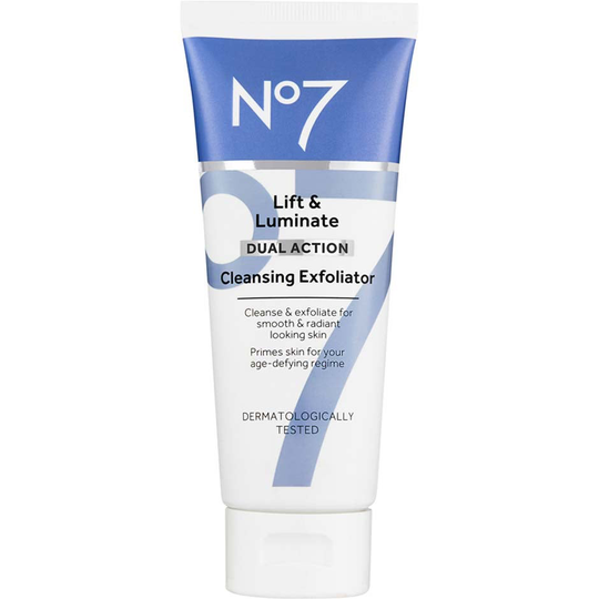 Lift & Luminate Dual Action Cleansing Exfoliator, 100 ml No7 Ansiktsrengjøring