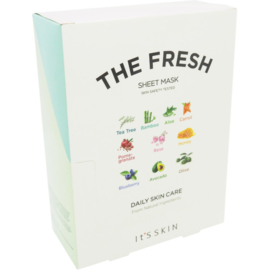 The Fresh Mask Set, 10 pcs It'S SKIN Sheet Masks