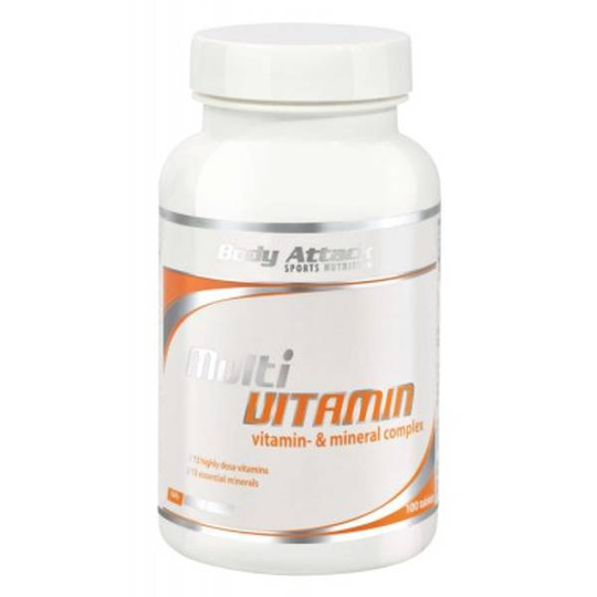 Body Attack Multivitamin 100 stk - Vitaminer & Mineraler