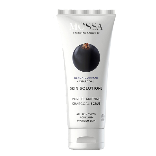 Skin Solutions Charcoal Scrub, 60 ml MOSSA Peeling