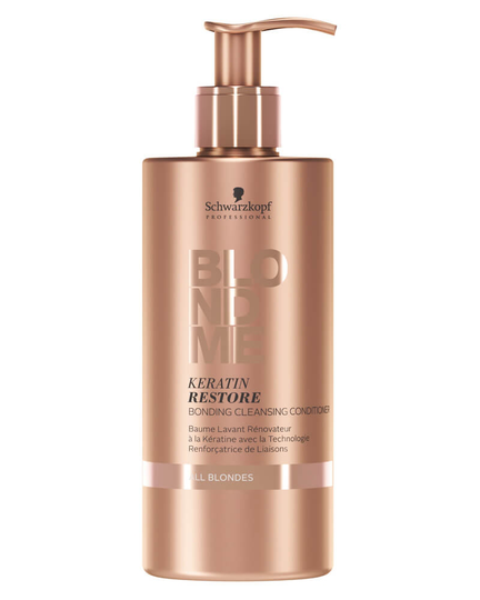 Schwarzkopf Blondme Keratin Restore Bonding Cleansing Conditioner - All Blondes (U) 500 ml