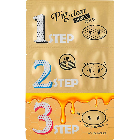 Pig Nose Clear Blackhead 3-Step Honey Gold, 8 gr Holika Holika Ansiktsmaske