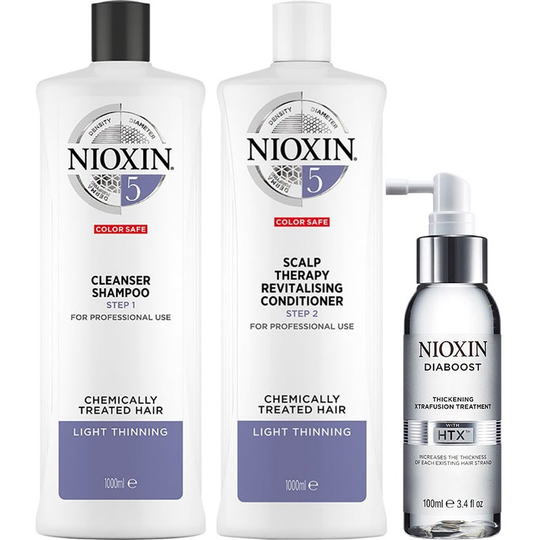 System 5 Trio For Chemically Treated Hair, Nioxin Sjampo