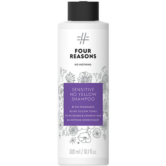 Sensitive No Yellow, 300 ml Four Reasons Sjampo