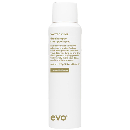 Water Killer Dry Shampoo Brunette, 200 ml evo Tørrshampoo
