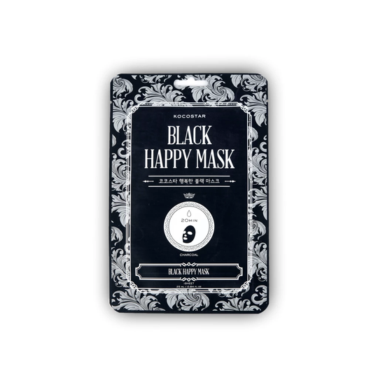 Black Happy Mask