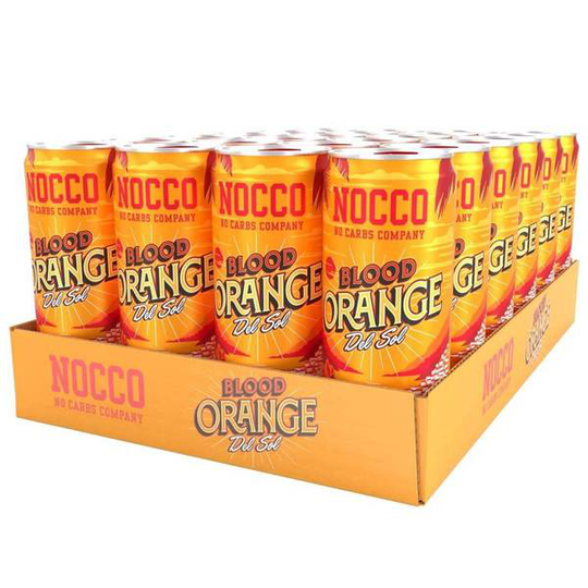 Nocco 330ml x 24 stk, Blood Orange del Sol