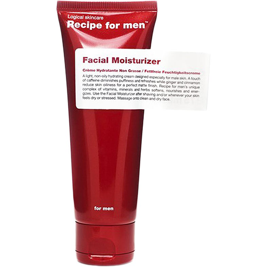 Facial Moisturizer, 75 ml Recipe for men Dagkrem