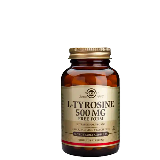 L-Tyrosine 500mg, 50 kapsler