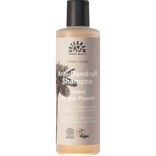 Anti-Dandruff Sweet Ginger Flower Shampoo, 250 ml Urtekram Sjampo