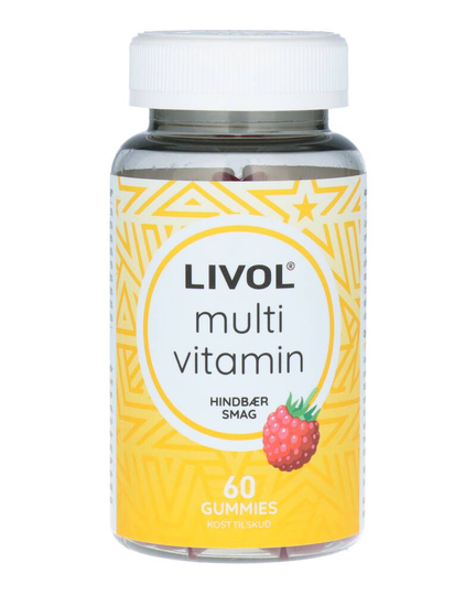 Livol Multi Vitamin Bringebær Gummies
