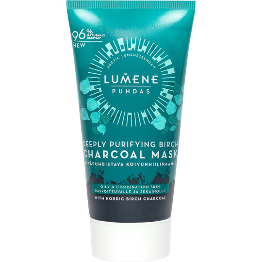 PUHDAS Deeply Purifying Birch Charcoal Mask, Lumene Ansiktsmaske