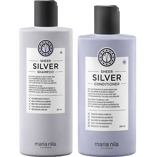 Sheer Silver Duo, Maria Nila Sjampo