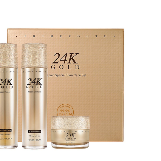 Prime Youth 24K Gold Repair Special Skin Care Set, 295 ml Holika Holika Ansikt
