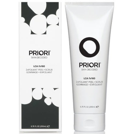 PRIORI Adaptive Core Formulas LCA fx160 2xfoliant Peel+Scrub 200 ml