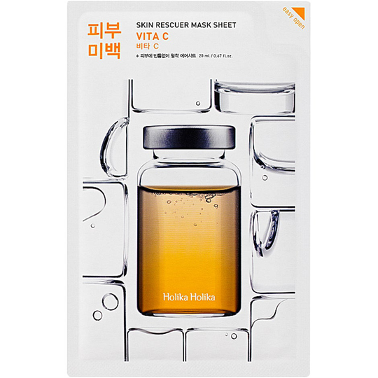 Holika Holika Skin Rescuer Mask Sheet - Vita C, Holika Holika Ansiktsmaske