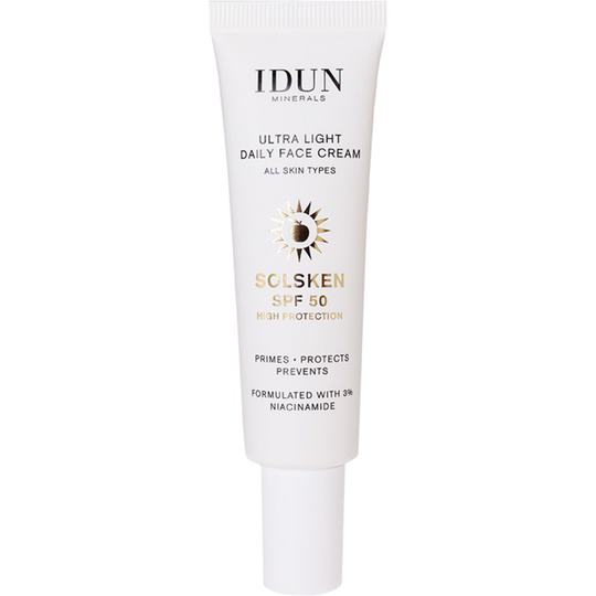 Ultra Light Daily Face Cream Solsken, 30 ml IDUN Minerals Dagkrem