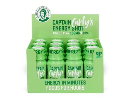 Captain Carly's Energy Shot, Apple & Pear